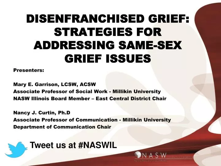 disenfranchised grief strategies for addressing same sex grief issues