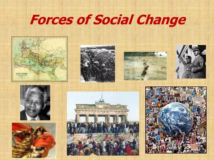 forces of social change