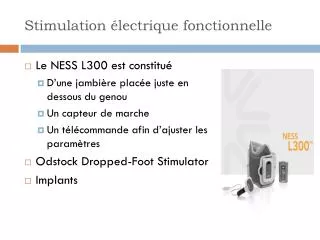stimulation lectrique fonctionnelle