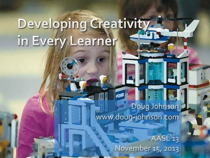 developing creativity in every learner