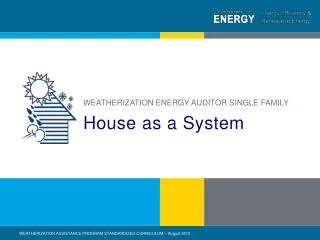 House as a System