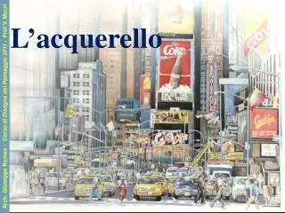 l acquerello