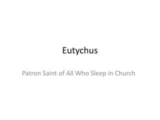 Eutychus