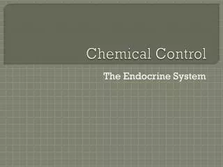 Chemical Control