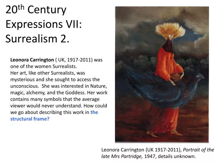 20 th century expressions vii surrealism 2