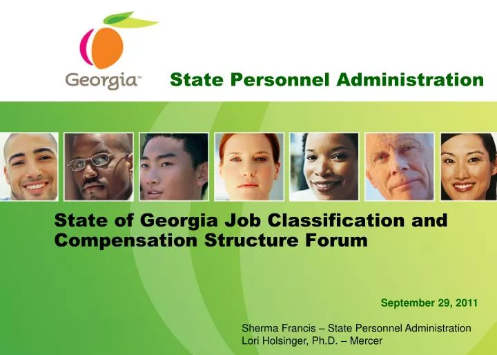 state of georgia job classification and compensation structure forum