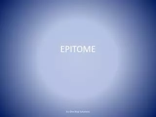 EPITOME