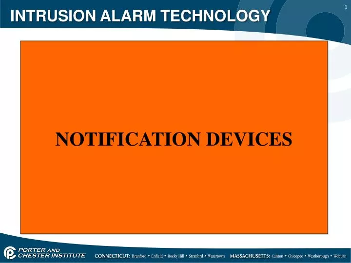 intrusion alarm technology