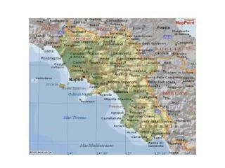 Regione Campania Classificazione del territorio