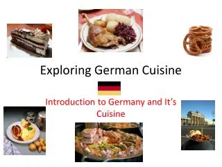 Exploring German Cuisine