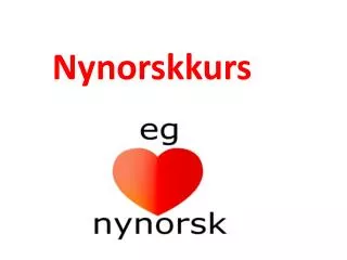 nynorskkurs