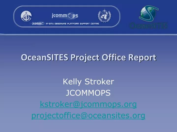 oceansites project office report
