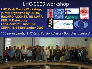 LHC-CC09 workshop
