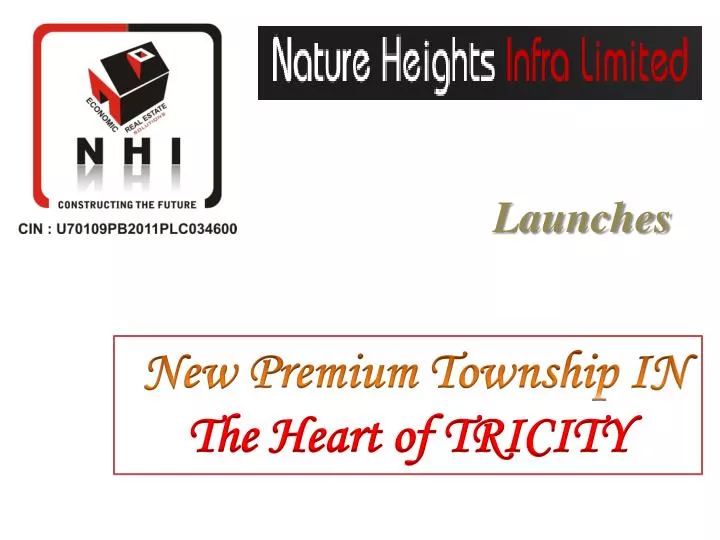 new premium township in the heart of tricity