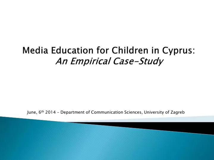 media education for children in cyprus an empirical case study