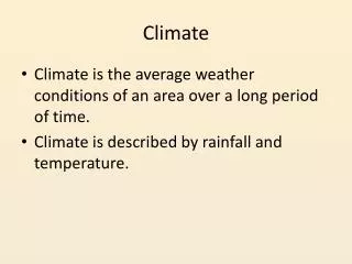 Climate