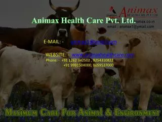 Animax Health Care Pvt. Ltd.