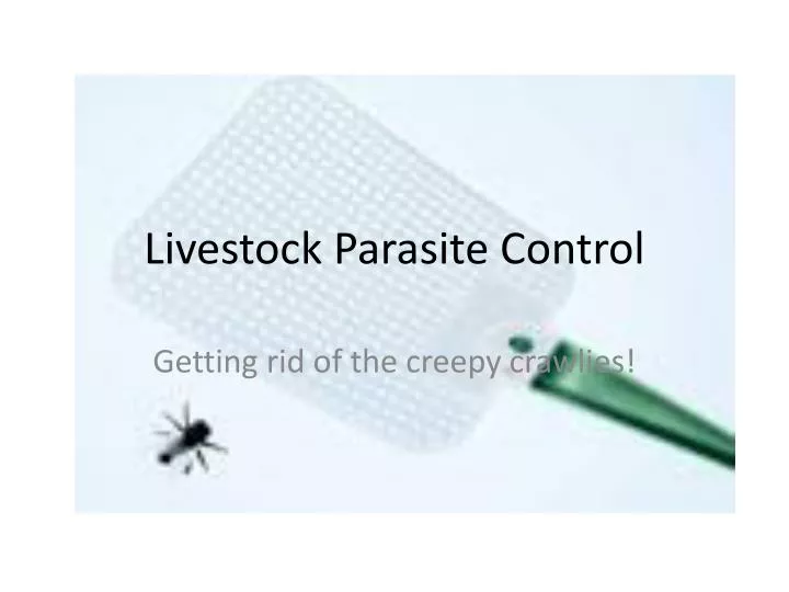 livestock parasite control