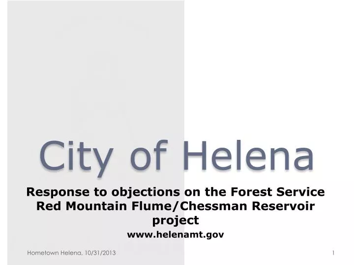 city of helena