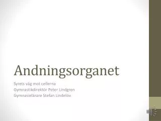 andningsorganet
