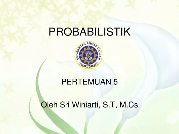 probabilistik