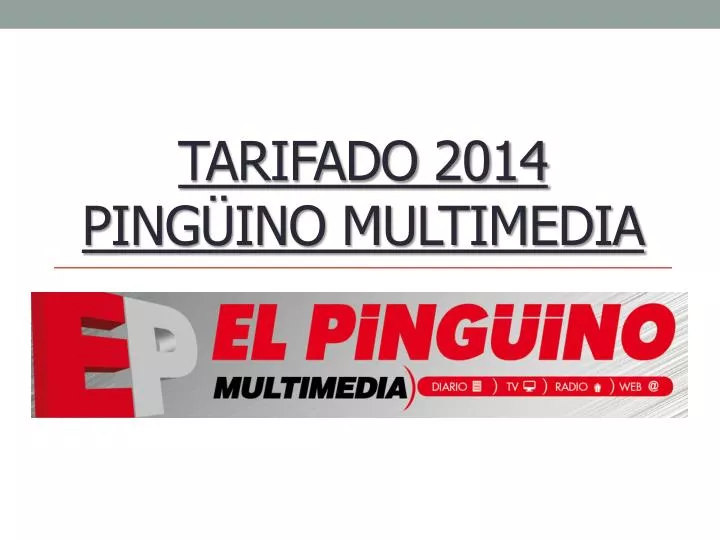 tarifado 2014 ping ino multimedia