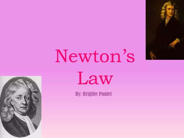 newton s law