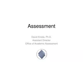 Assessment