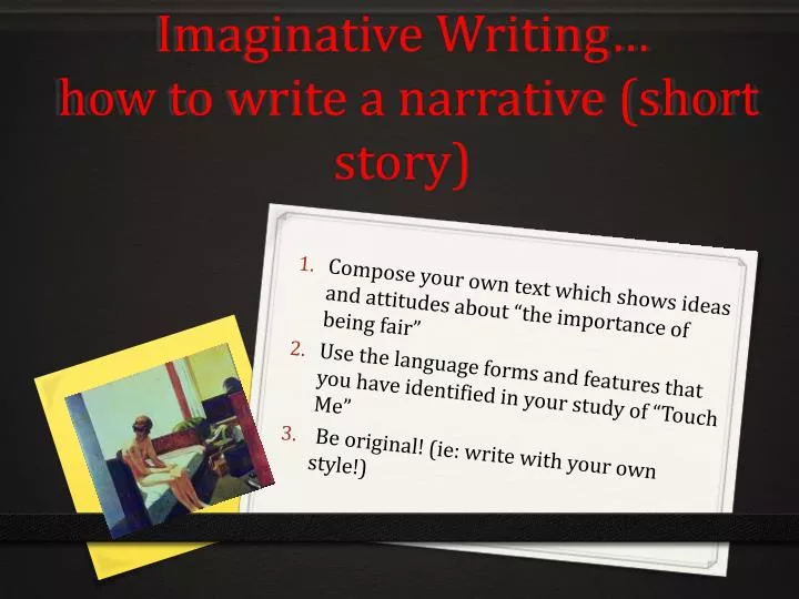 imaginative writing how to write a narrative short story