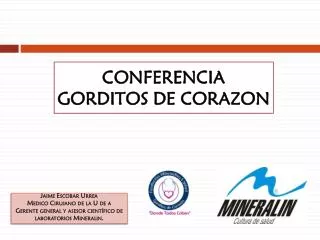 CONFERENCIA GORDITOS DE CORAZON