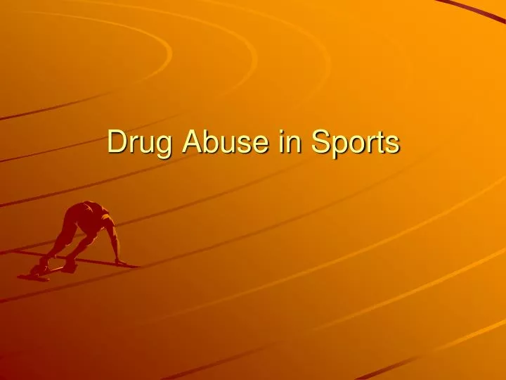 drug abuse in sports