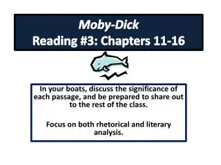 Moby-Dick Reading #3: Chapters 11-16