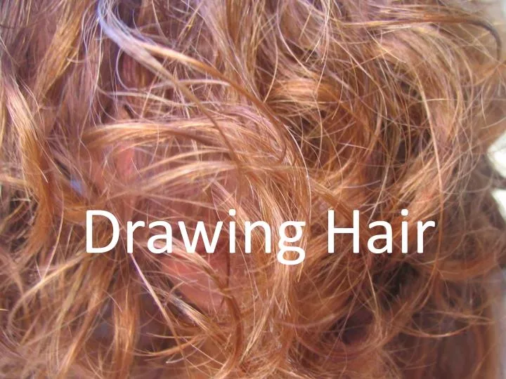 drawing hair