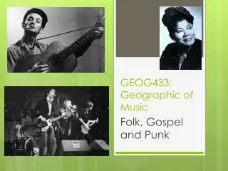 GEOG433: Geographic of Music