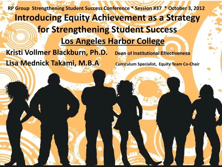 introducing equity achievement as a strategy for strengthening student success