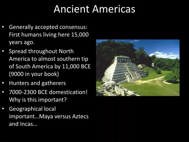 ancient americas