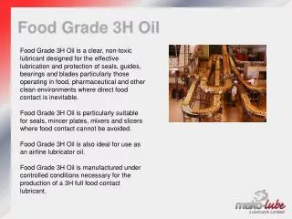 Food Grade 3H Oil