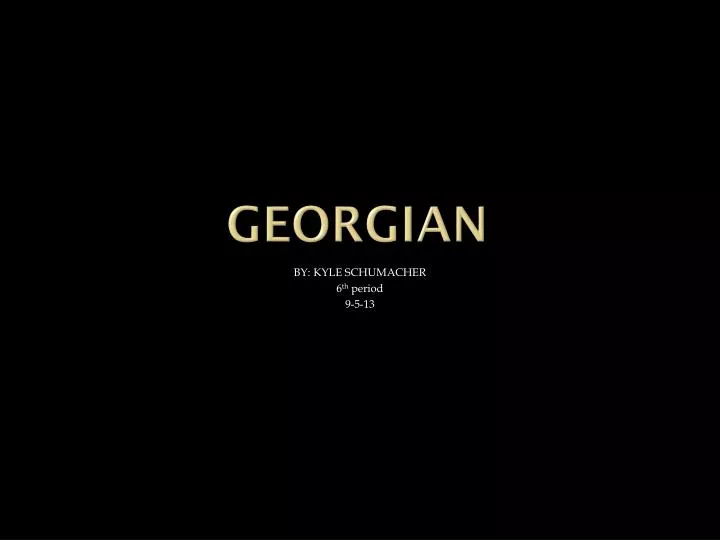 georgian