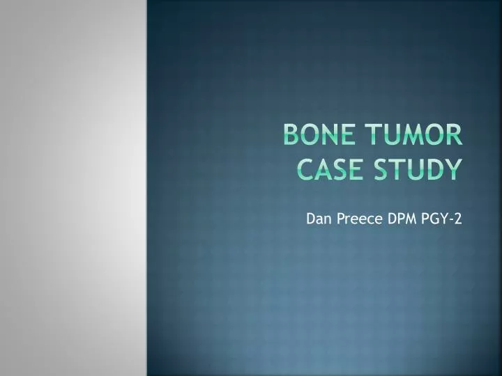bone tumor case study
