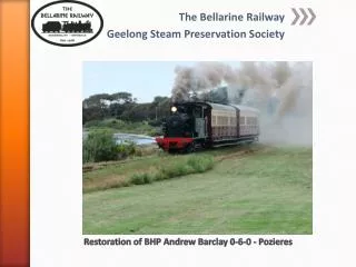 Restoration of BHP Andrew Barclay 0-6-0 - Pozieres