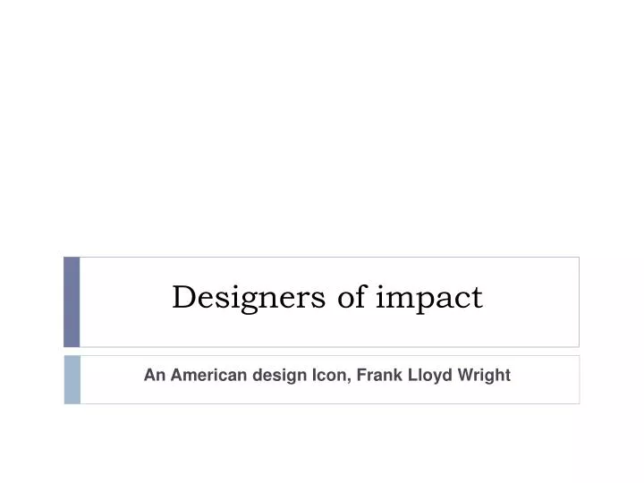designers of impact