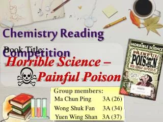 Chemistry Reading Competition