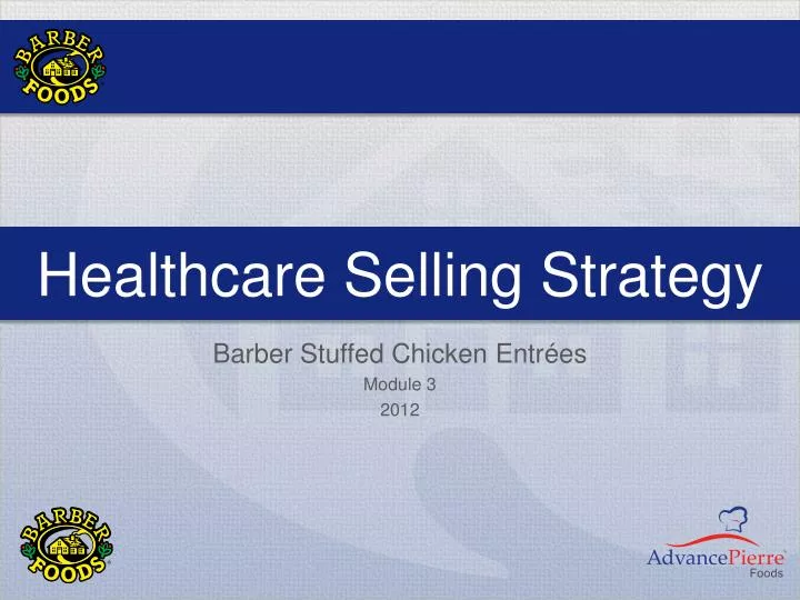 healthcare selling strategy