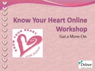 Know Your Heart Online Workshop