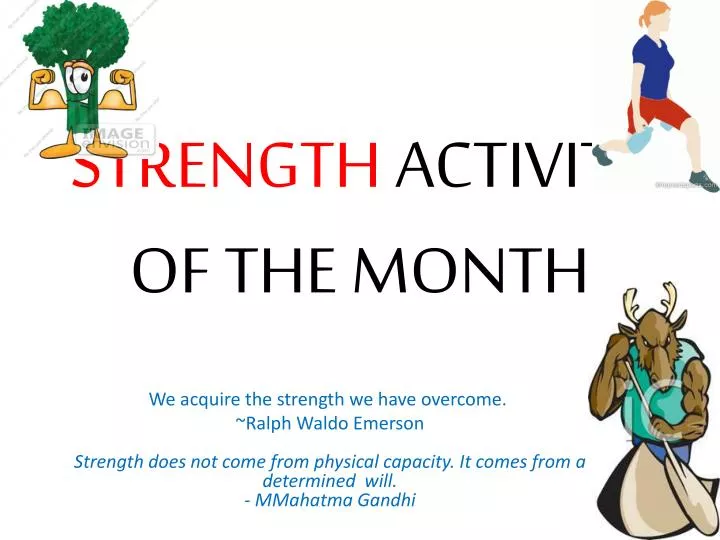 strength activity of the month