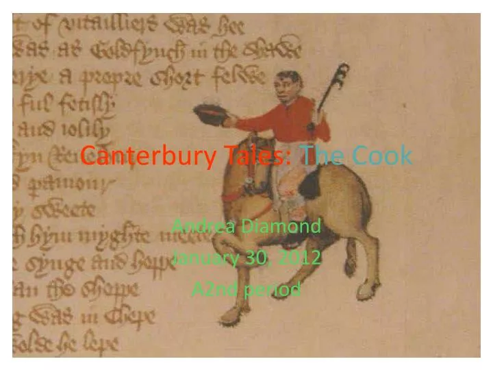 canterbury tales the cook
