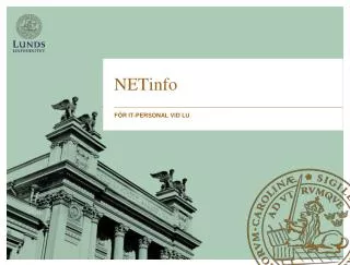 netinfo
