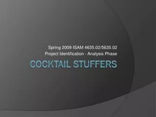Cocktail Stuffers