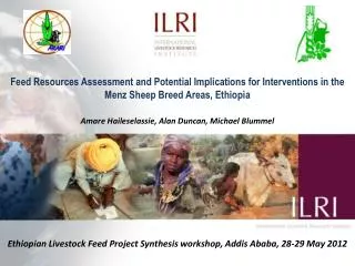 Ethiopian Livestock Feed Project Synthesis workshop, Addis Ababa, 28-29 May 2012