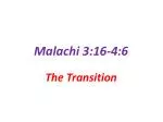 Malachi 3:16-4:6 - slide 1